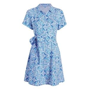 Hill House Blue Mosaic Laura EUC size Small